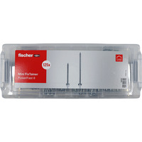 fischer Mini FixTainer PowerFast II - BC, Schrauben-Set silber, 125-teilig