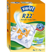 Swirl Staubsaugerbeutel R22 MicroPor 4 Beutel + 1 Filter, für Rowenta, Alaska und Fakir