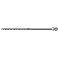 fischer Spanplattenschraube PowerFast 6,0x200 Senkkopf TX 100 Stück, mit Teilgewinde, Edelstahl A4