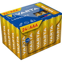 VARTA Longlife Batterie LR03 Box, AAA (Micro) 24 Stück