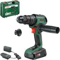 Bosch Akku-Schlagbohrschrauber AdvancedImpact 18V-80 QuickSnap grün, Li-Ionen Akku 2,5Ah, Koffer, POWER FOR ALL ALLIANCE
