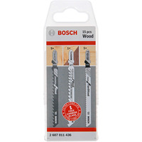 Bosch PRO Wood Stichsägeblatt-Satz für Holz, 15-teilig 