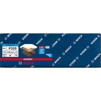 Bosch Professional Expert M480 Netzstruktur-Schleifblatt 115 x 230mm, K320 50 Stück, für Schwingschleifer
