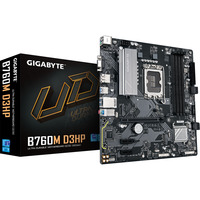GIGABYTE B760M D3HP, Mainboard schwarz/grau