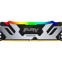 Kingston FURY DIMM 16 GB DDR5-6400  , Arbeitsspeicher schwarz/silber, KF564C32RSA-16, Fury Renegade Silver RGB, INTEL XMP