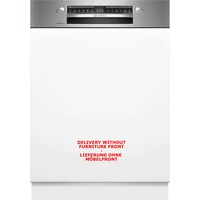 Bosch SBI4ECS21E Serie 4, Spülmaschine edelstahl (gebürstet), 60 cm, Home Connect, XXL