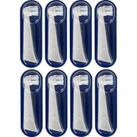 Braun Oral-B iO Sanfte Reinigung 8er, Aufsteckbürste weiß, Für empfindliche Bereiche und gesünderes Zahnfleisch