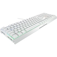 CHERRY XTRFY MX 3.1, Gaming-Tastatur weiß/silber, DE-Layout, Cherry MX2A Red