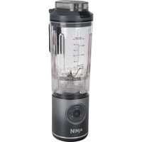 Ninja Kabelloser Smoothie Maker Blast Max BC251EUGY, Standmixer grau, akkubetrieben, 570ml Becher