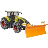 bruder Claas Axion 950 mit Schneeketten und Räumschild, Modellfahrzeug