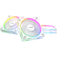 ASUS Prime MR120 ARGB Reverse Fan, Gehäuselüfter weiß, 120 mm