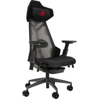 ASUS ROG Destrier Ergo Gaming-Stuhl black schwarz/grau, mobile Gaming-Armstützmodus, Akustikpaneel