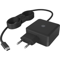 ICY BOX Steckerladegerät IB-PS111-PD, USB-C schwarz, PD 3.0 65W, 150cm Kabel