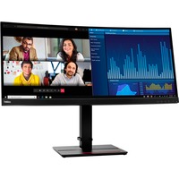 Lenovo ThinkVision P34w-20, LED-Monitor 86.7 cm (34.1 Zoll), schwarz, WQHD, IPS, Curved, USB-C