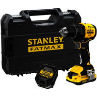 Stanley Akku-Bohrschrauber (SFMCD714D1T-QW), 18Volt schwarz/gelb, Li-Ion-Akku 2,0Ah, Pro-Stack Koffer
