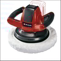 EINHELL Power X-Change Akku-Autopoliermaschine CE-CB 18/254 Li-Solo rot/schwarz, ohne Akku und Ladegerät