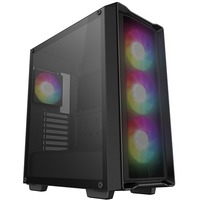 DeepCool CC560 MESH V2, Tower-Gehäuse schwarz, Tempered Glass