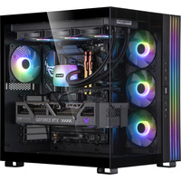 ALTERNATE Gaming-PC Window Edition • RTX 5090 • AMD Ryzen™ 7 9800X3D • 64 GB RAM schwarz/transparent, Windows 11 Home 64-Bit