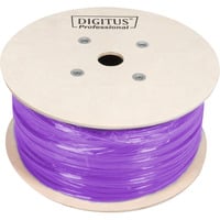Digitus Professional Cat.6 F/UTP Verlegekabel simplex, Eca violett, 305 Meter Trommel