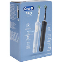 Oral-B Oral-B Vitality Pro D103 Duo, Elektrische Zahnbürste schwarz/blau, Black/Blue, inkl. 2. Handstück