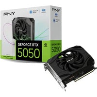 PNY GeForce RTX 5050 Single Fan, Grafikkarte DLSS 4, 3x DisplayPort, 1x HDMI 2.1