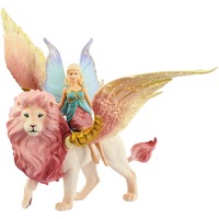 Schleich Bayala Elfe auf geflügeltem Löwe, Spielfigur