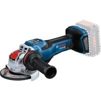 Bosch PRO X-LOCK Akku-Winkelschleifer BITURBO GWX 18V-15 PSC Professional solo, Ø 125mm blau/schwarz, Ohne Akku und Ladegerät, in L-BOXX