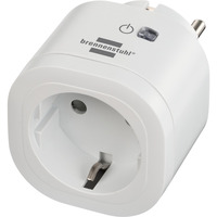 Brennenstuhl Connect WiFi Steckdose WA 3600 XS02 weiß, Sprachsteuerung, Zeitschaltuhr, App