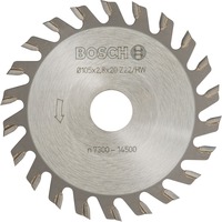 Bosch Professional Schlitzfräser Ø 105mm x 20mm, 22Z für Schattenfugenfräse GUF 4-22 A und PSF 22 A