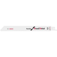 Bosch Säbelsägeblatt S 1022 HF Flexible for Wood and Metal, 100 Stück Länge 200mm