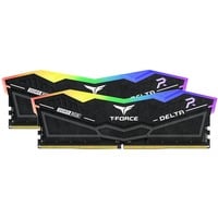 Team Group DIMM 32 GB DDR5-8000 (2x 16 GB) Dual-Kit, Arbeitsspeicher schwarz, FF3D532G8000HC38DDC01, Delta RGB, INTEL XMP