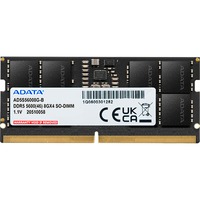 ADATA SO-DIMM 8 GB DDR5-5600 , Arbeitsspeicher schwarz, AD5S56008G-S, Premier Tray