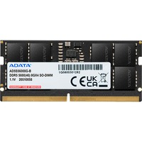 ADATA SO-DIMM 8 GB DDR5-5600  , Arbeitsspeicher schwarz, AD5S56008G-S, Premier Tray