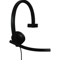 Logitech H570e Mono, Headset schwarz, Zertifiziert für Microsoft Teams, USB-C