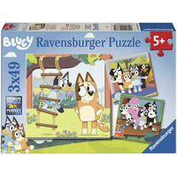 Ravensburger Kinderpuzzle Bluey - Erinnerungen schaffen 3x 49 Teile