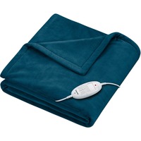 Beurer Wärmezudecke HD75 Cosy Ocean, Heizdecke dunkelblau, 130 x 180 cm