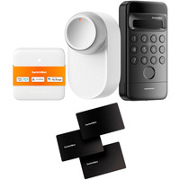 SwitchBot  Lock Ultra Vision Combo, Set weiß