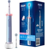 Braun Oral-B Pro 3 3000 Sensitive Clean, Elektrische Zahnbürste hellblau/weiß