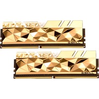 G.Skill DIMM 32 GB DDR4-3600 (2x 16 GB) Dual-Kit, Arbeitsspeicher gold, F4-3600C14D-32GTEGA, Trident Z Royal Elite, INTEL XMP