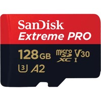 SanDisk Extreme PRO 128 GB microSDXC, Speicherkarte UHS-I U3, Class 10, V30, A2