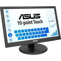 ASUS VT169HE Touch Monitor, LED-Monitor 39.6 cm (15.6 Zoll), schwarz, FullHD, IPS, HDMI, VGA