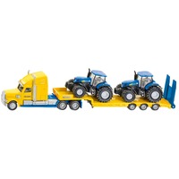 SIKU FARMER LKW mit New Holland Traktoren, Modellfahrzeug