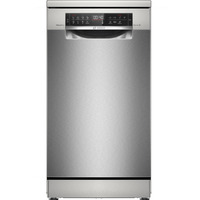 Bosch SPS6EMI21E Serie 6 , Spülmaschine silber/edelstahl (gebürstet), 45 cm, Home Connect