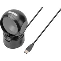 Digitus 1D 2D Desktop USB Barcode Scanner, Barcode-Scanner schwarz, QR-Code kompatibel