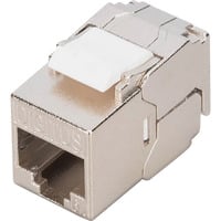 Digitus CAT 6A Kompakt-Keystone Modul geschirmt werkzeugfrei, Keystone-Modul 