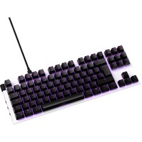 NZXT FUNCTION TENKEYLESS, Gaming-Tastatur weiß/schwarz, DE-Layout, Gateron Red, Hot-Swap