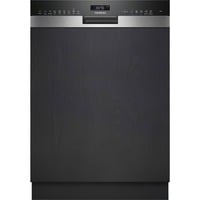 Siemens SN55ES12CE IQ500, Spülmaschine edelstahl (gebürstet)/schwarz, 60 cm, Home Connect
