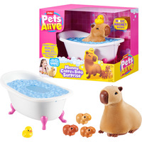 ZURU Pets Alive - Mommy Capybara and Baby Surprise, Spielfigur 