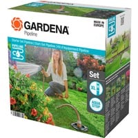 GARDENA Start-Set für Garten-Pipeline, Wasserhahn mit 2 Wassersteckdosen