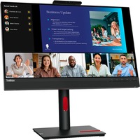 Lenovo ThinkVision T24v-30, LED-Monitor 60.5 cm (23.8 Zoll), schwarz, Full HD, IPS, HDMI, DisplayPort, VGA, Pivot, Webcam